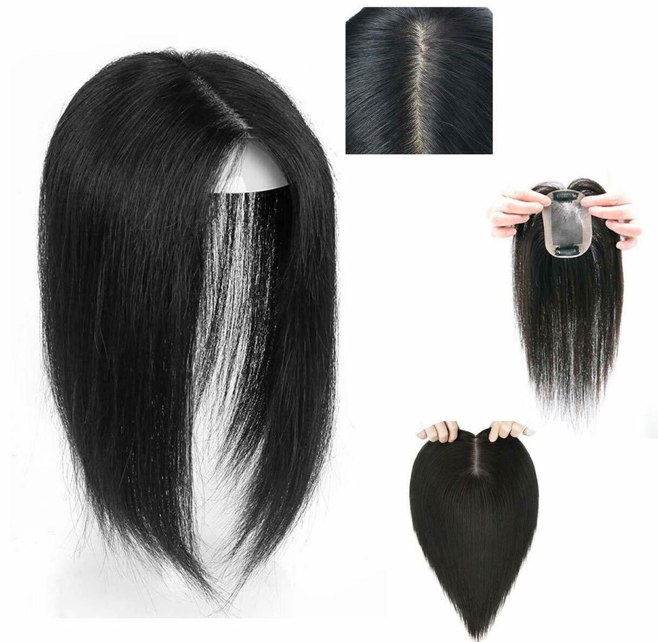 Remy Human Hair Topper Piece For Lose Hair